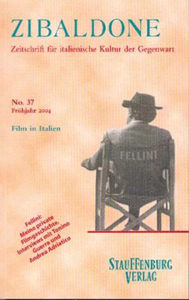 Film in Italien: Heft 37 / Frühjahr 2004 (Zibaldone: Zeitschrift für italienische Kultur der Gegenwart) Books