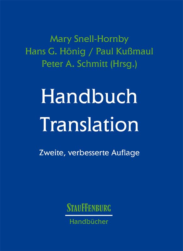 Handbuch Translation (Stauffenburg Handbücher) Social Sciences