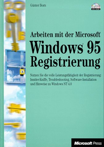 Product Image: Arbeiten mit der Microsoft Windows 95 Registrierung, m. CD-ROM