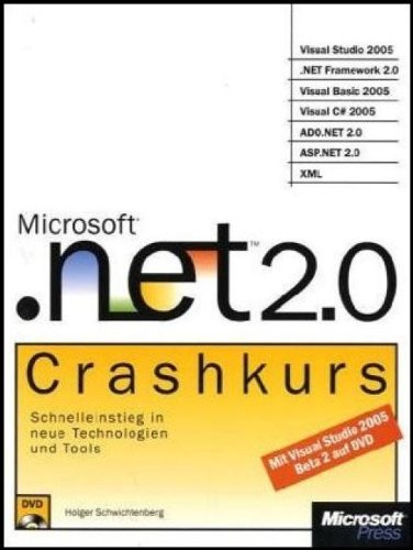 Product Image: Microsoft .NET 2.0 Crashkurs. Beta 2 Edition, m. 1 DVD-ROM