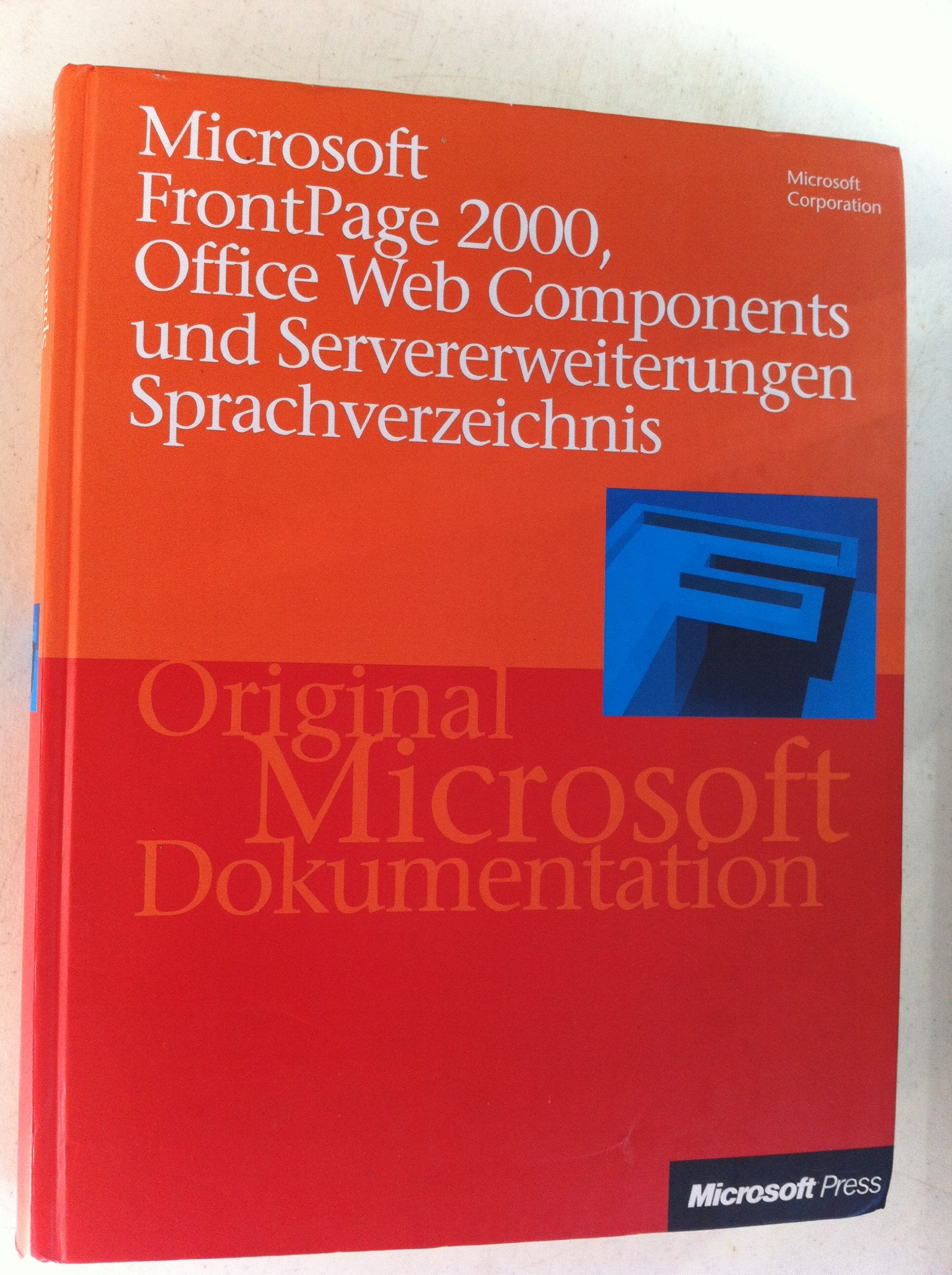 Microsoft Frontpage 2000-Sprachverzeichnis, Office Web Components-Sprachverzeichnis und Servererweiterungen-Sprachverzei Computer Science