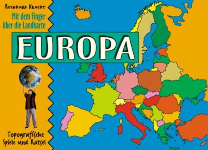Topografische Spiele und Rätsel: Europa (Mit dem Finger über die Landkarte) Education & Training