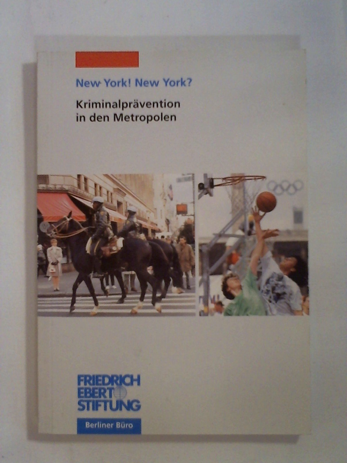 New York! New York?. Kriminalprävention in den Metropolen. Dokumentation. Internationale Fachtagung der Friedrich-Ebert-Stiftung, Berlin, 11. und 12. Mai 1998 Law