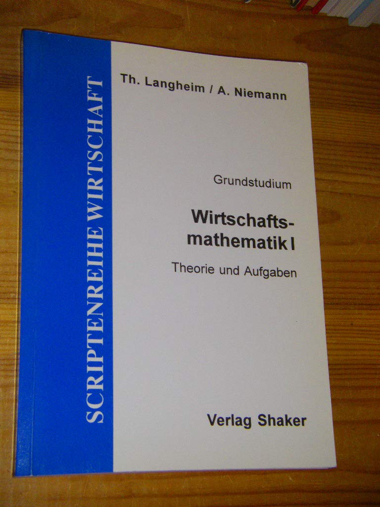 Wirtschaftsmathematik I Law
