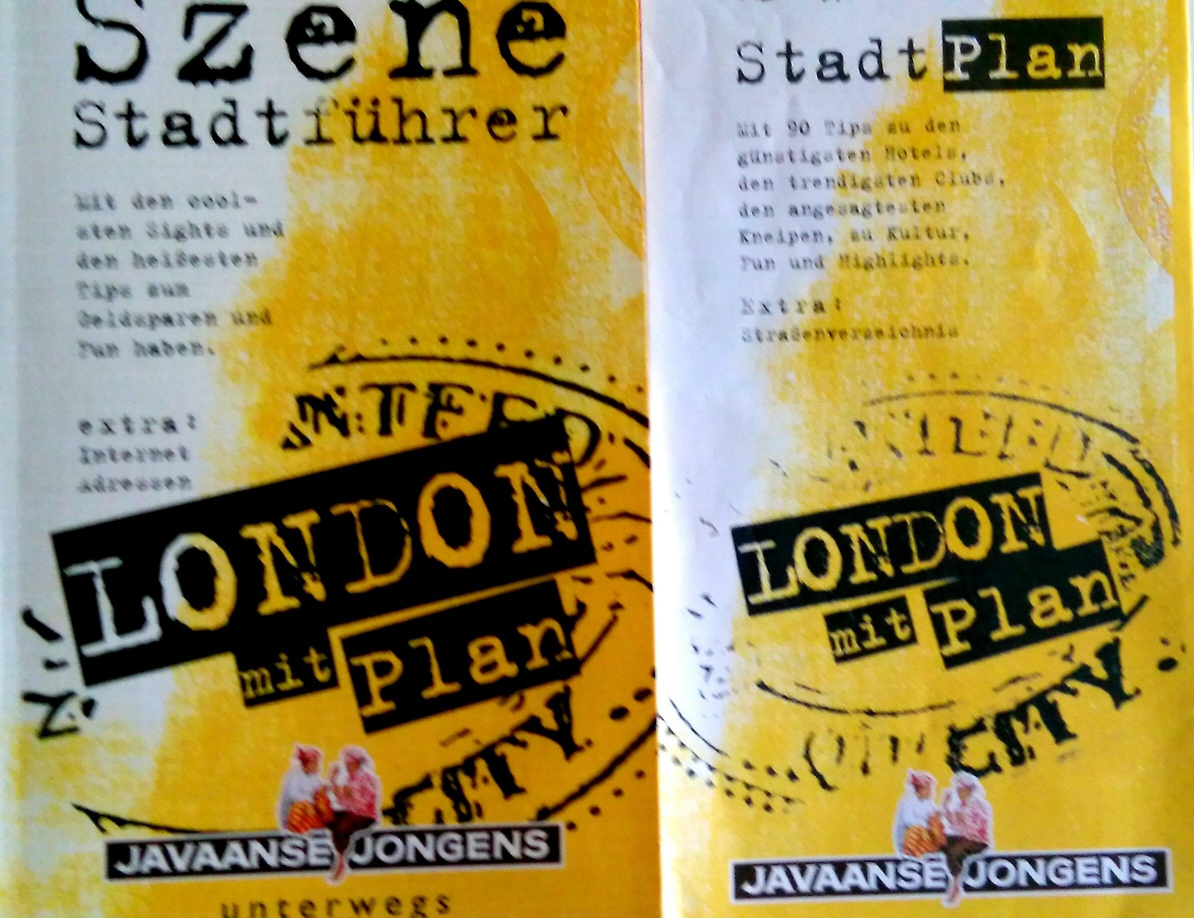 Szene Stadtführer, London mit Plan Travel Books