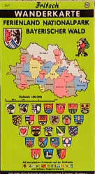 Ferienland Nationalpark Bayerischer Wald 1 : 50 000. Fritsch Wanderkarte Leisure, Home & Garden
