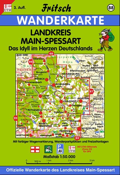 Product Image: Landkreis Main-Spessart 1 : 50 000