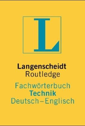 Langenscheidts Fachwörterbuch, Fachwörterbuch Technik, Deutsch-Englisch Foreign Languages ​​& Dictionaries