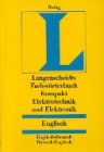 Langenscheidts Fachwörterbuch Kompakt, Fachwörterbuch Kompakt Elektrotechnik und Elektronik, Englisch Foreign Languages ​​& Dictionaries