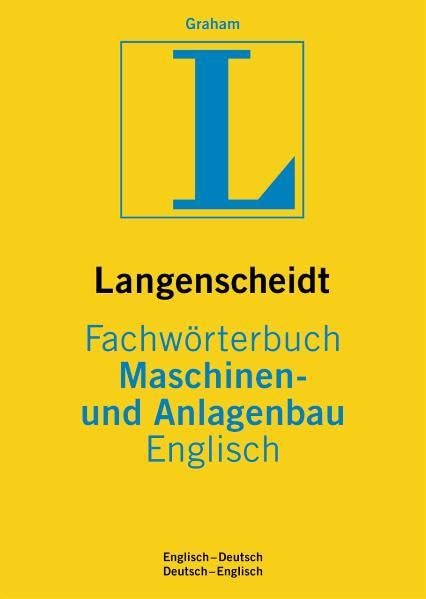Langenscheidt Fachwörterbuch Maschinen- und Anlagenbau, Englisch book