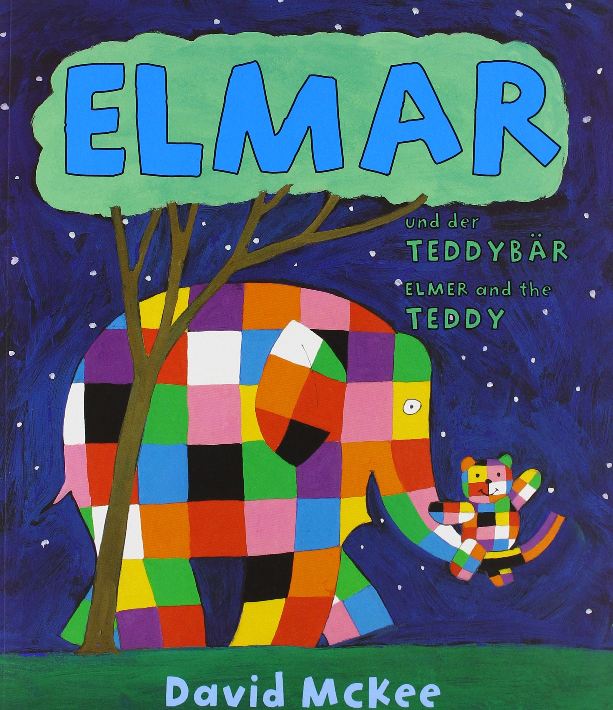 Elmar und der Teddybär, Deutsch-Englisch. Elmer and the Teddy Children's books