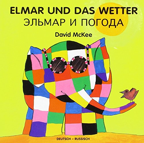 Elmar und das Wetter, deutsch-russisch Children's books