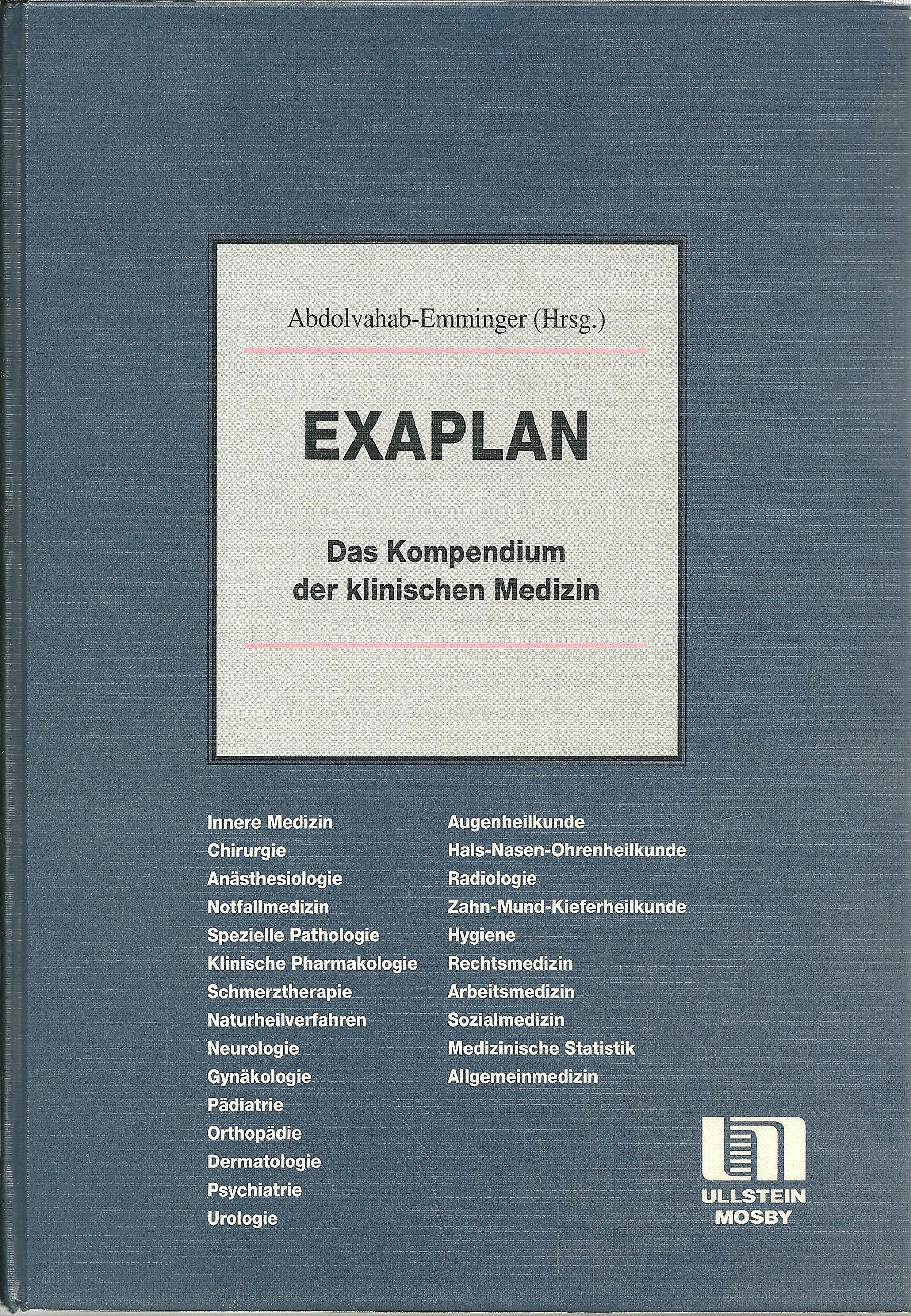 Product Image: EXAPLAN. Das Kompendium der klinischen Medizin