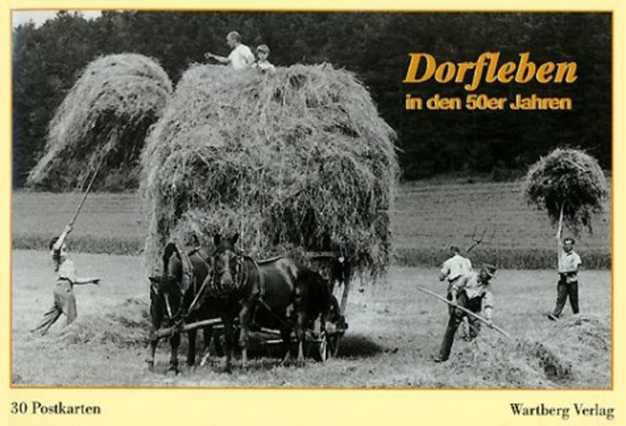 Dorfleben in den 50er Jahren. 30 Postkarten Posters