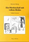 Ein Direktschuß mit vollem Risiko. Fußball-Cartoons. Cartoons