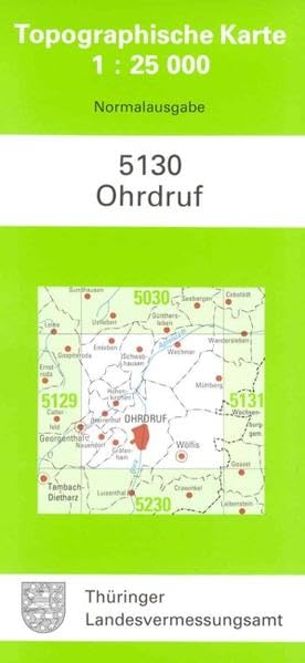 Ohrdruf (Topographische Karten 1:25 000 (TK 25) Thüringen (amtlich)) Leisure, Home & Garden