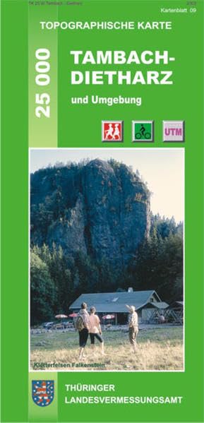 Tambach-Dietharz und Umgebung: Ausgabe mit Wander- und Radwanderwegen 1:25000 (Topographische Karten Thüringen - Freizeit- und Wanderkarten 1:25000) Maps & Plans
