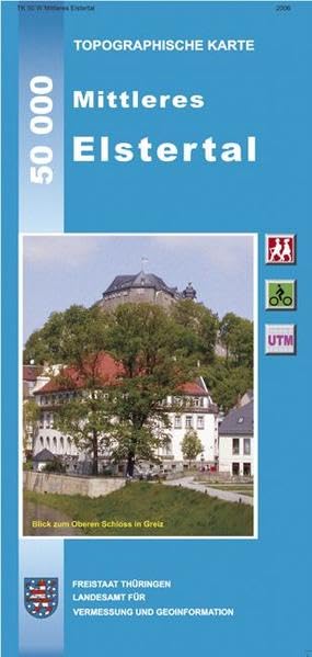 Topographische Karten Thüringen, Mittleres Elstertal: Freizeitkarte (Topographische Karten Thüringen - Freizeit- und Wanderkarten 1:50 000) Leisure, Home & Garden