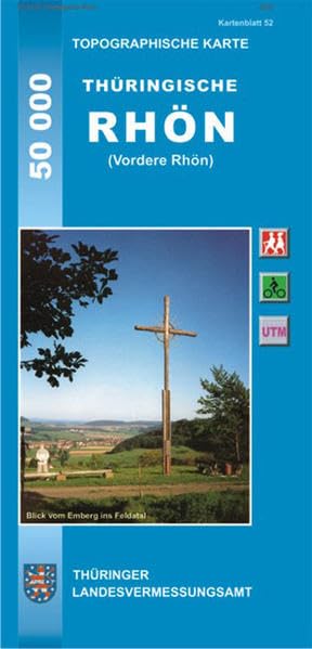 Thüringische Rhön 1 : 50 000 Leisure, Home & Garden