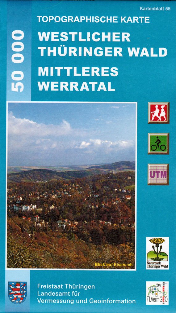 Westlicher Thüringer Wald 1 : 50 000 Leisure, Home & Garden