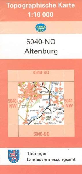 Altenburg (Topographische Karten Thüringen 1:10000 (TK 10) - amtlich / UTM-Gitter) Leisure, Home & Garden