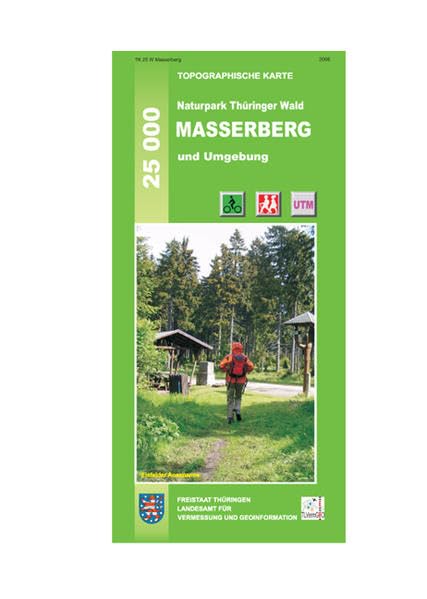 Naturpark Thüringer Wald Masserberg und Umgebung 1 : 25 000 book