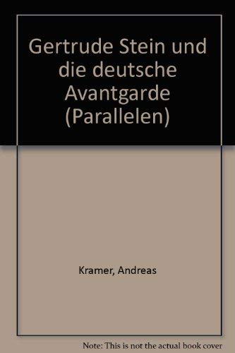 Gertrude Stein und die deutsche Avantgarde: Diss. Professional & Reference Books