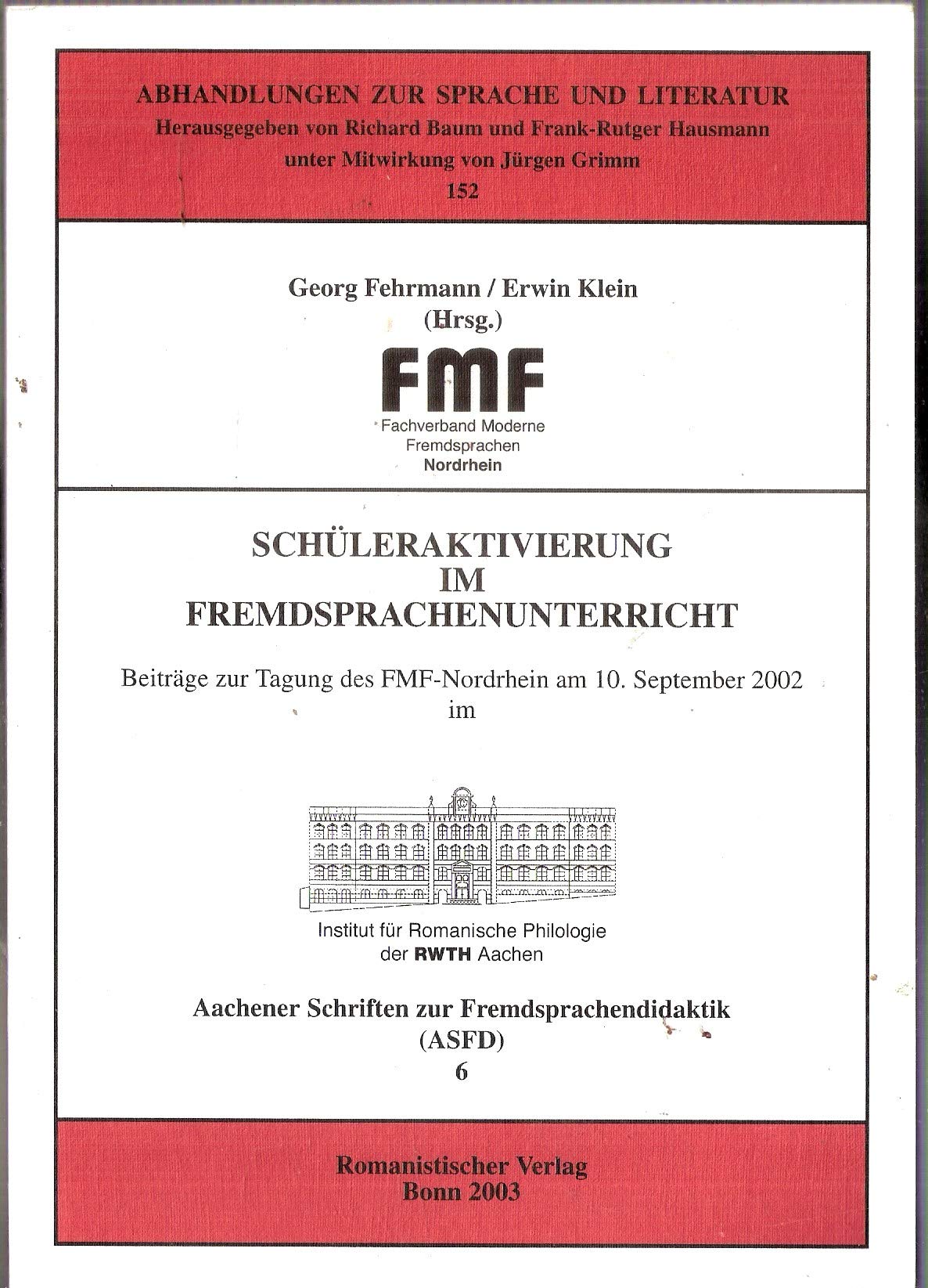 Schüleraktivierung im Fremdsprachenunterricht Foreign Languages ​​& Dictionaries