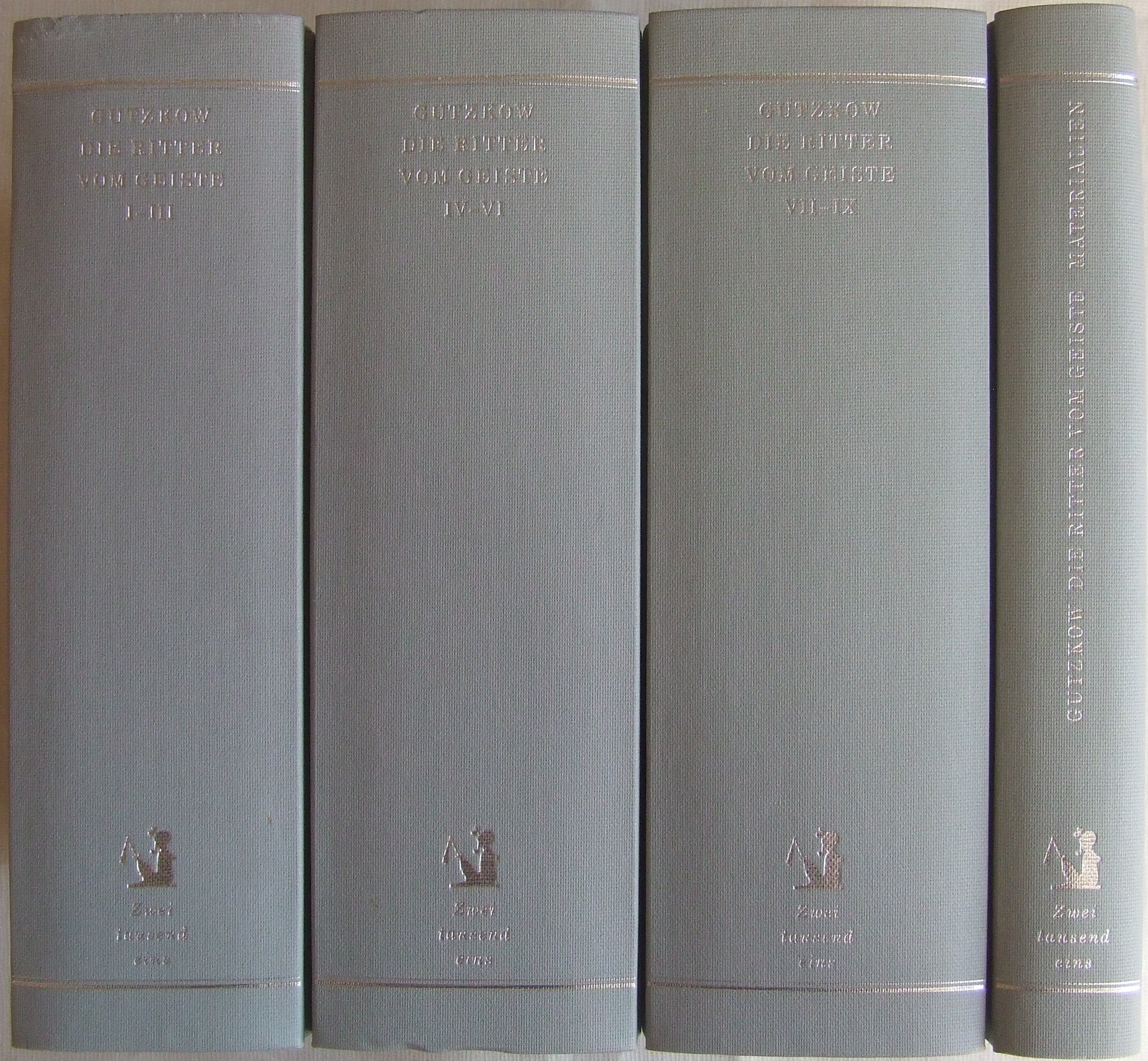 Die Ritter vom Geiste: Roman in neun Büchern. Band I: 1.-3. Buch. Band II: 4.-6. Buch. Band III: 7.-9. Buch. Band IV: Materialien (Haidnische Alterthümer / Literatur des 18. und 19. Jahrhunderts) Books