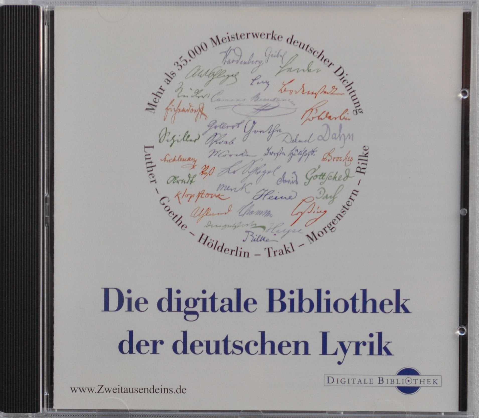 Die digitale Bibliothek der deutschen Lyrik: Über 35.000 Gedichte aus fünf Jahrhunderten. CD-ROM Books