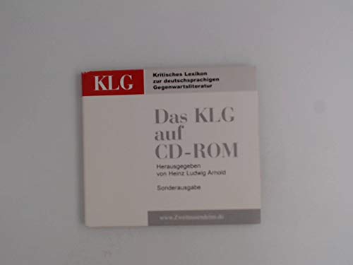Kritisches Lexikon der deutschsprachigen Gegenwartsliteratur Contemporary literature