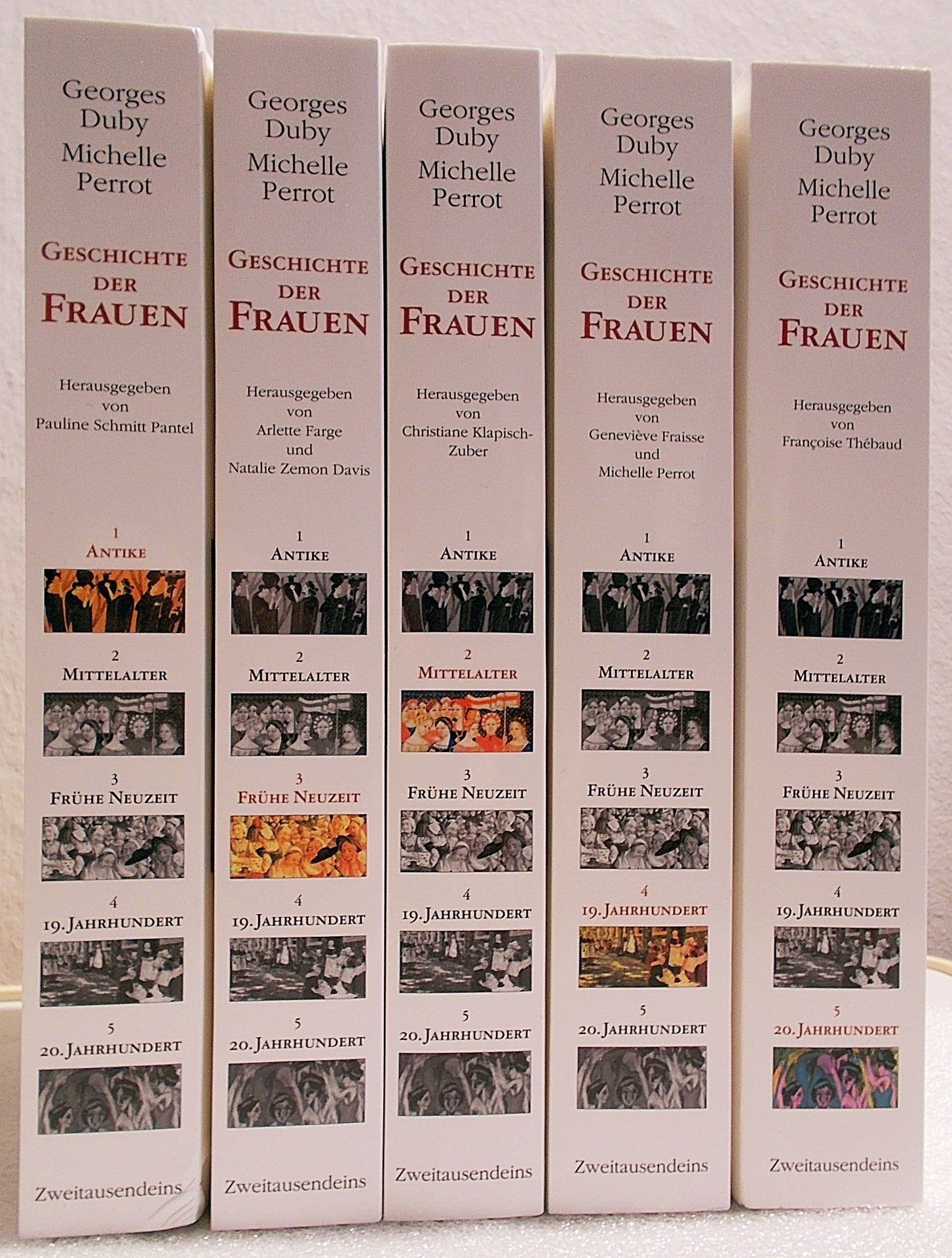 Geschichte der Frauen: 1. Antike, 2. Mittelalter, 3. Frühe Neuzeit, 4. 19. Jahrhundert, 5. 20. Jahrhundert Film, Art & Culture