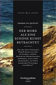 Der Mord als schöne Kunst betrachtet Contemporary literature