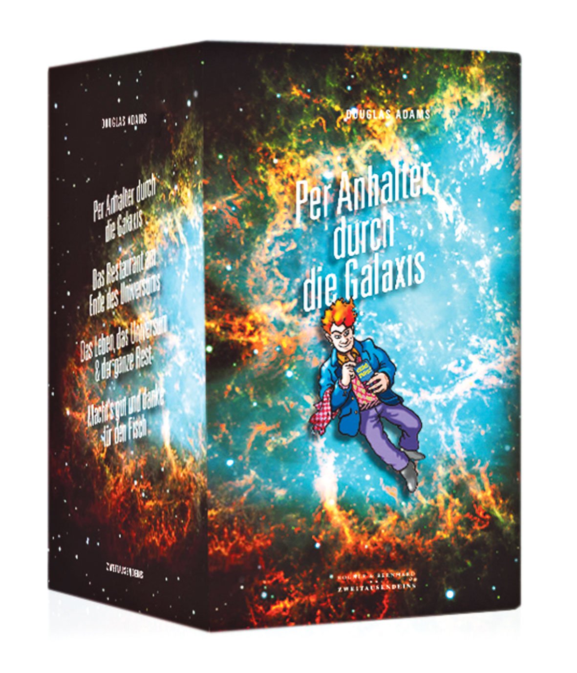 Per Anhalter durch die Galaxis.: Die 4 Bände der Trilogie: Per Anhalter durch die Galaxis / Das Restaurant am Ende des Universums / Das Leben, das ... Rest / Macht's gut und danke für den Fisch Humour & Satire
