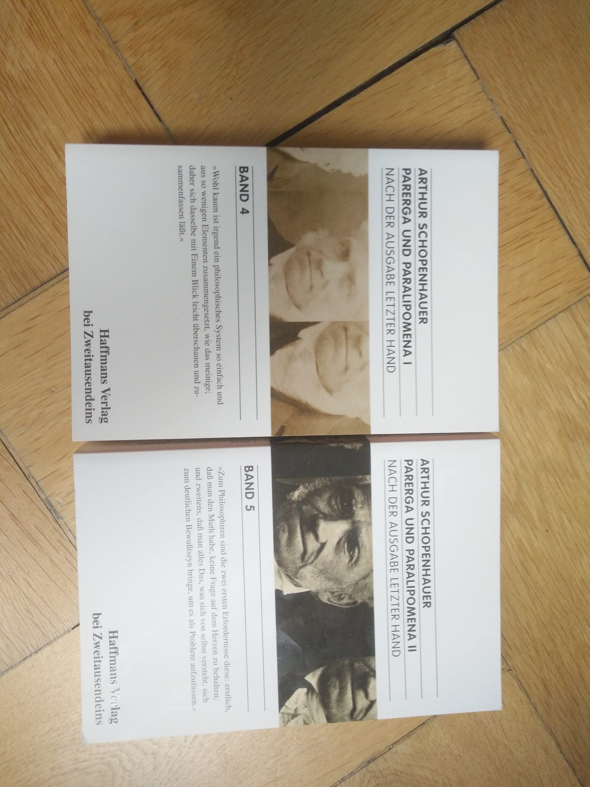 Parerga und Paralipomena: Nach der Ausgabe letzter Hand. Philosophy