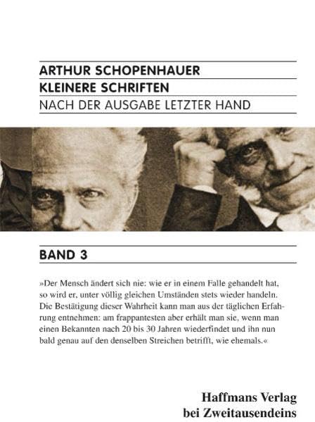 Kleinere Schriften: Nach der Ausgabe letzter Hand. Philosophy