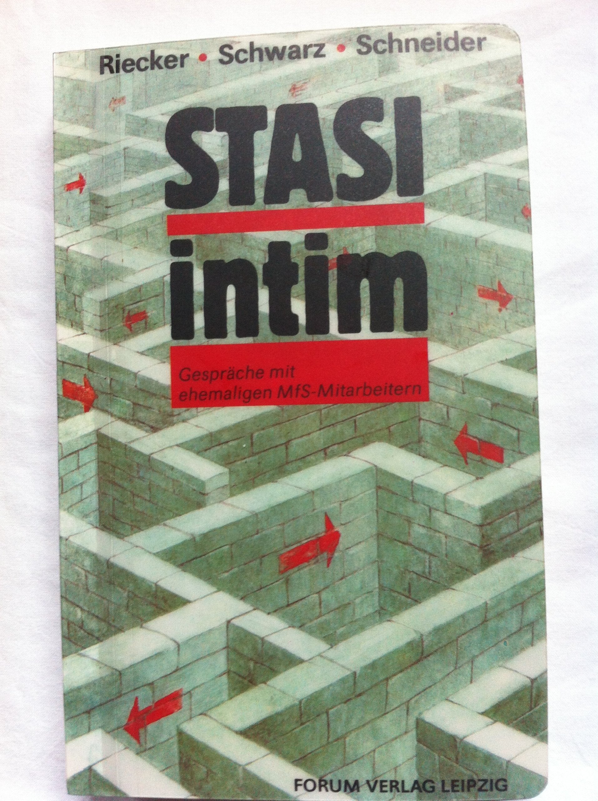 Stasi intim. Gespräche mit ehemaligen MfS- Angehörigen Politics & History