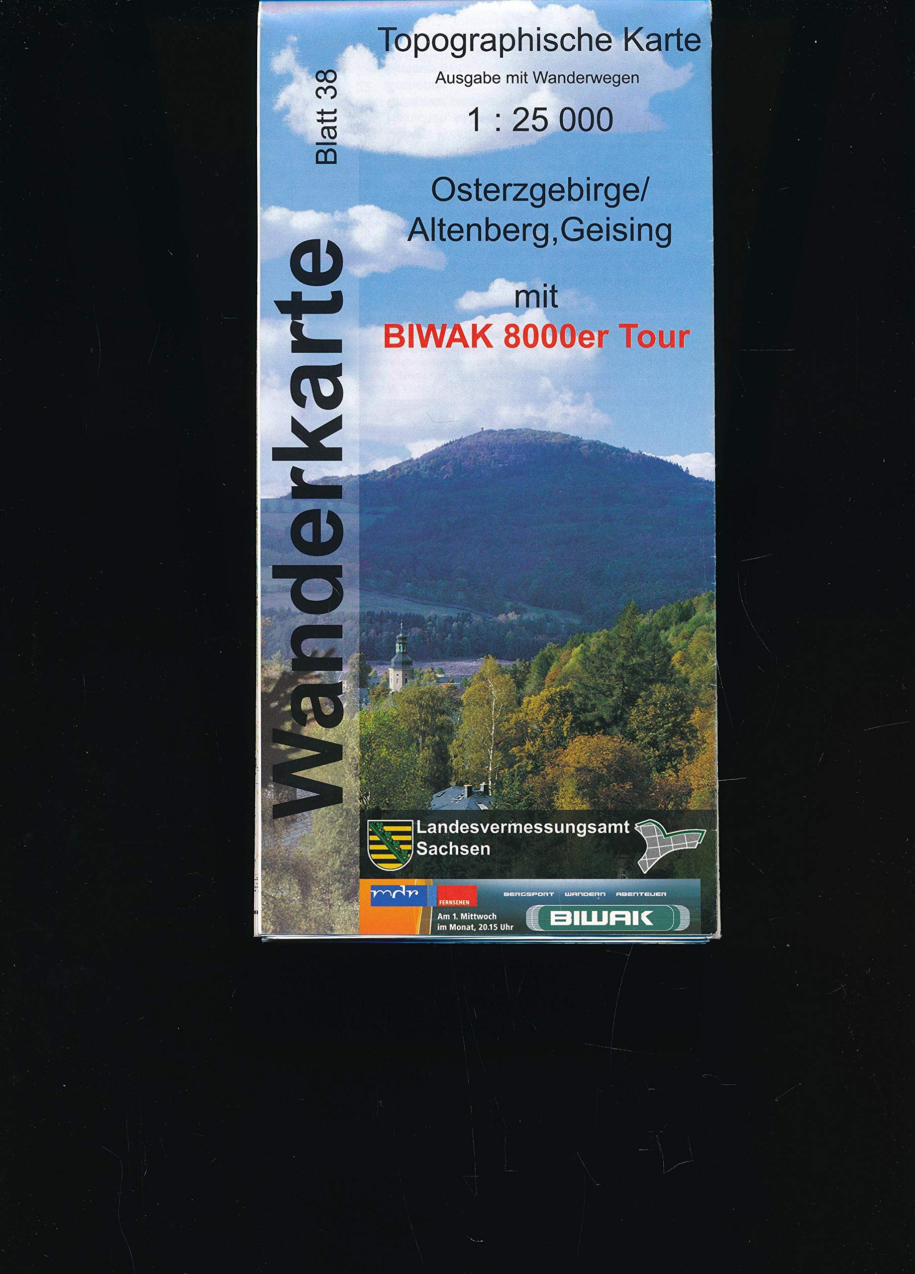 Topographische Sonderkarte Sachsen. Wanderkarte 1:25000, Bl. 38. Osterzgebirge /Altenberg, Geising, mit MDR BIWAK 8000 er Tour Leisure, Home & Garden
