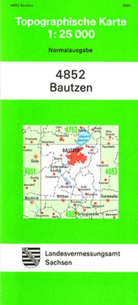 Bautzen (4852): Topographische Karte 1:25 000 (Topographische Karten Sachsen 1:25 000 (TK 25); alte Karten) Leisure, Home & Garden