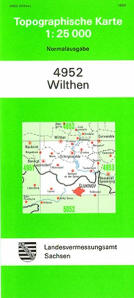 Wilthen (4952): Topographische Karte 1:25 000 (Topographische Karten Sachsen 1:25 000 (TK 25); alte Karten) Leisure, Home & Garden
