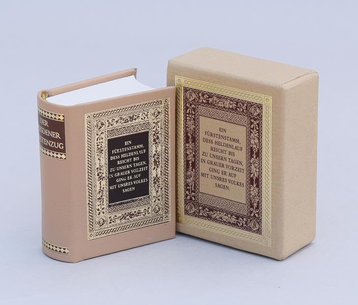 Der Dresdener Fürstenzug: Ein Fürstenstamm, des Heldenlauf reicht bis zu unsern Tagen, in grauer Vorzeit ging er auf mit unsres Volkes Sagen (Sächsische historische Titel im Miniaturbuchverlag) Books