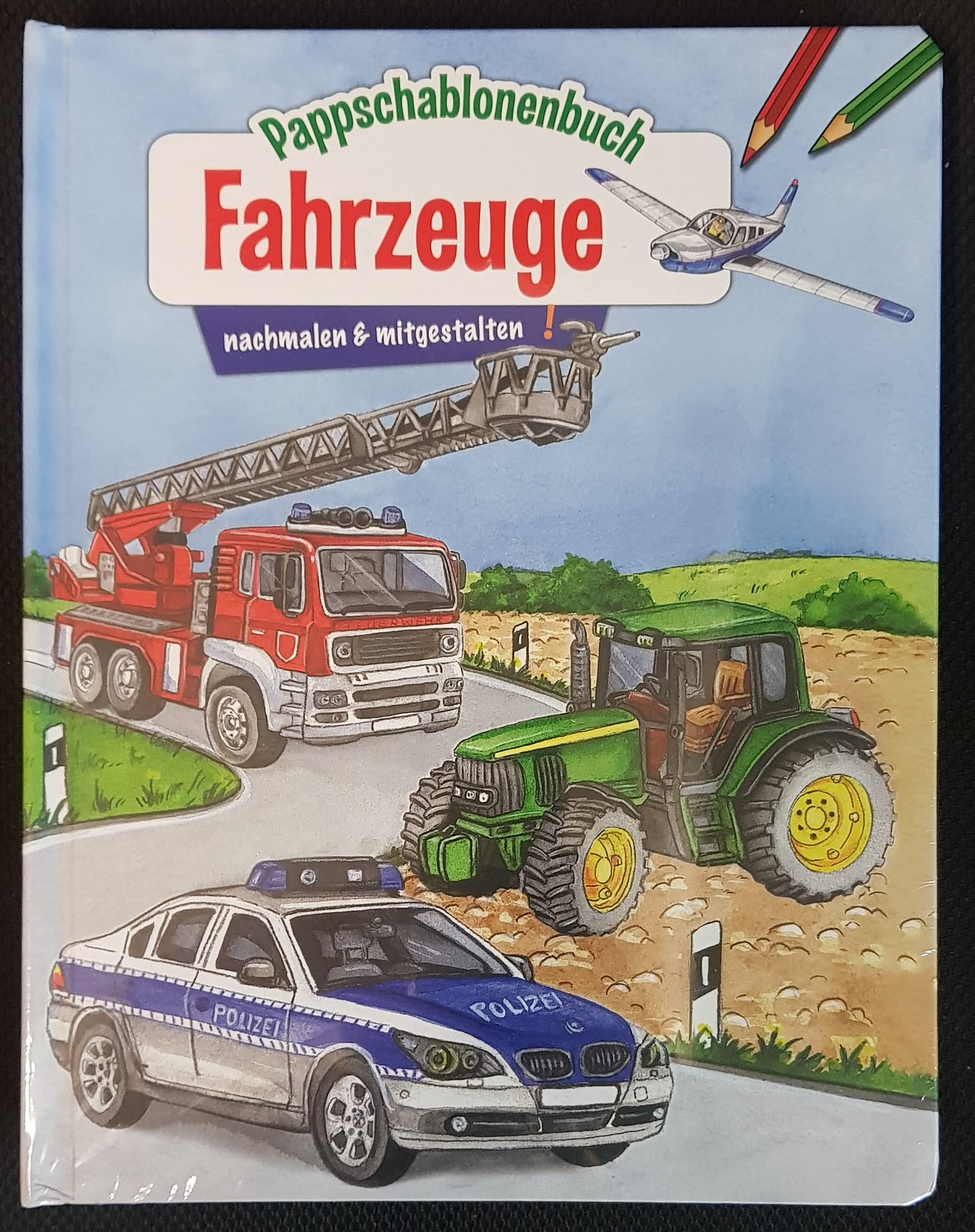 Pappschablonenbuch Fahrzeuge, nachmalen und mitgestalten Books