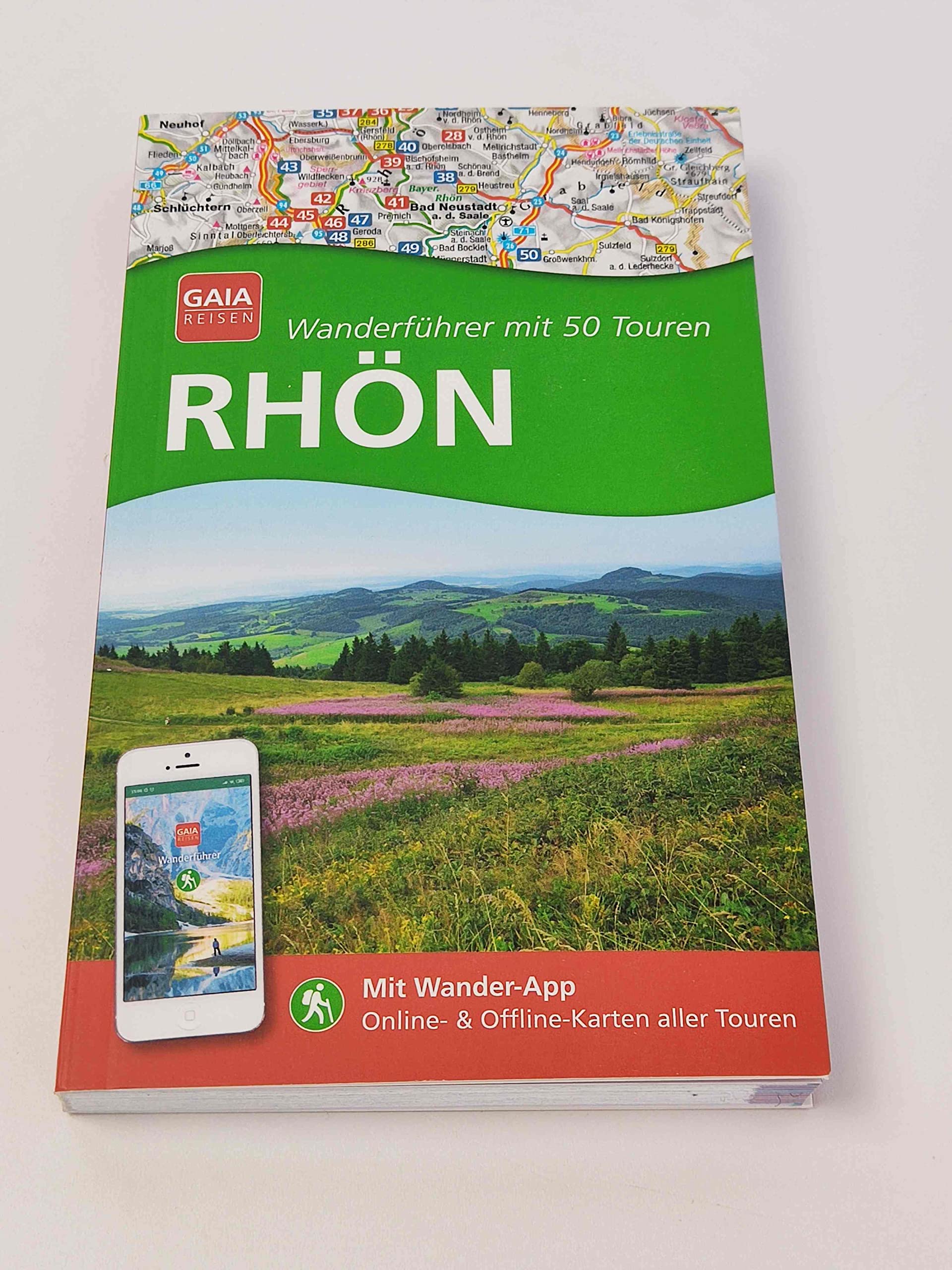 Gaia Reisen : Rhön - Wanderführer mit 50 Touren (Mit Wander-App) Books
