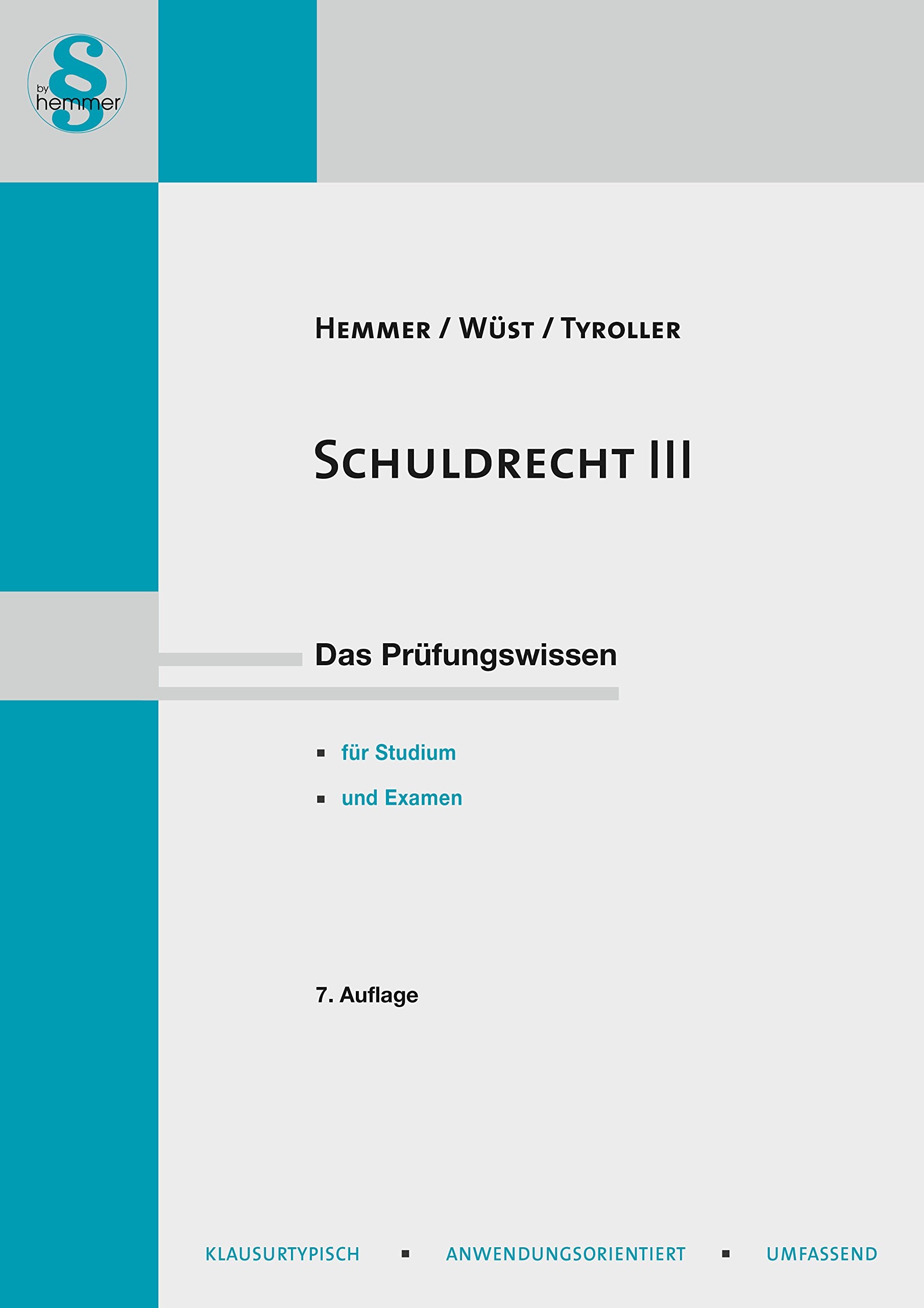 Skript Schuldrecht III: Besondere Vertragstypen (Skripten - Zivilrecht) Law