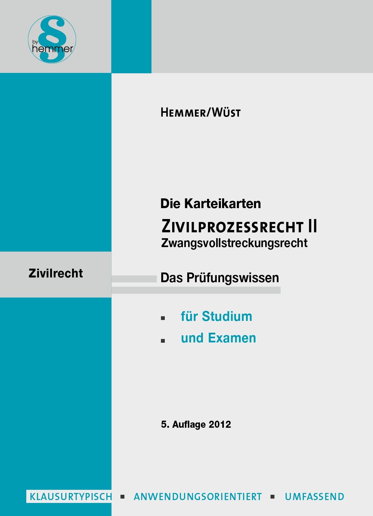 Karteikaren ZPO II (Skripten - Zivilrecht) Law