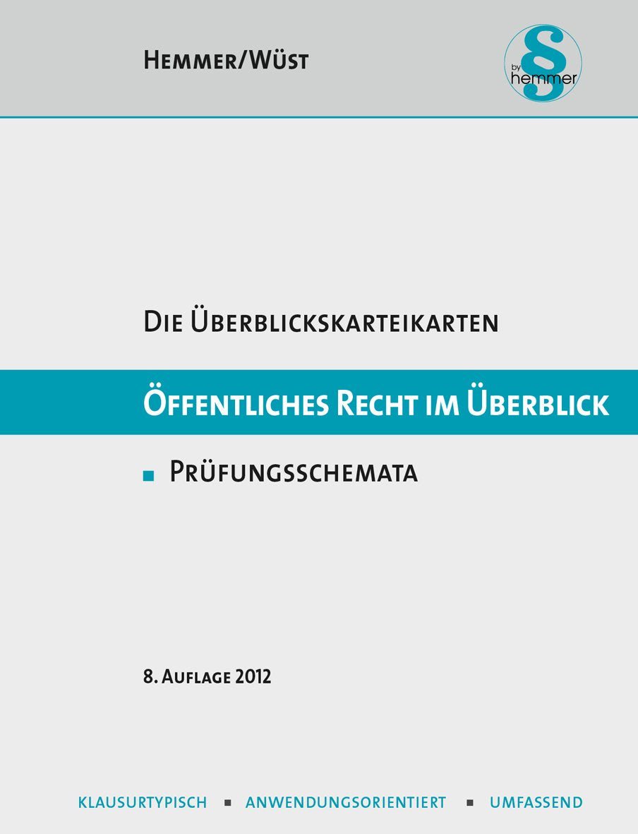 Öffentliches Recht im Überblick. 92 Karteikarten (Karteikarten - Öffentliches Recht) Law