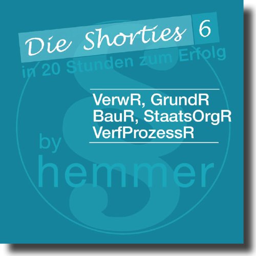 Die Shorties 6. Öffentliches Recht. VerwR, GrundR, BauR, StaatsOrgR, VerfProzR. Minikarteikarten: In 20 Stunden zum Erfolg. Intelligentes Lernen in ... Antworten (Karteikarten - Öffentliches Recht) Law