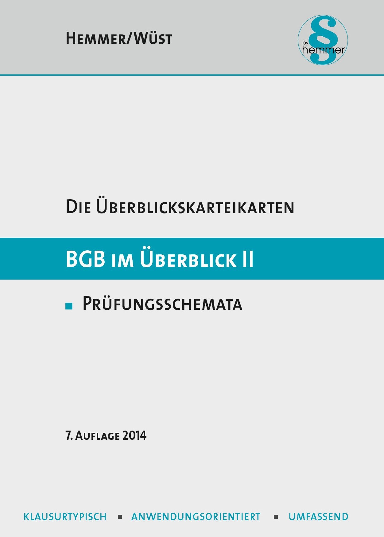 Karteikarten BGB im Überblick II Law
