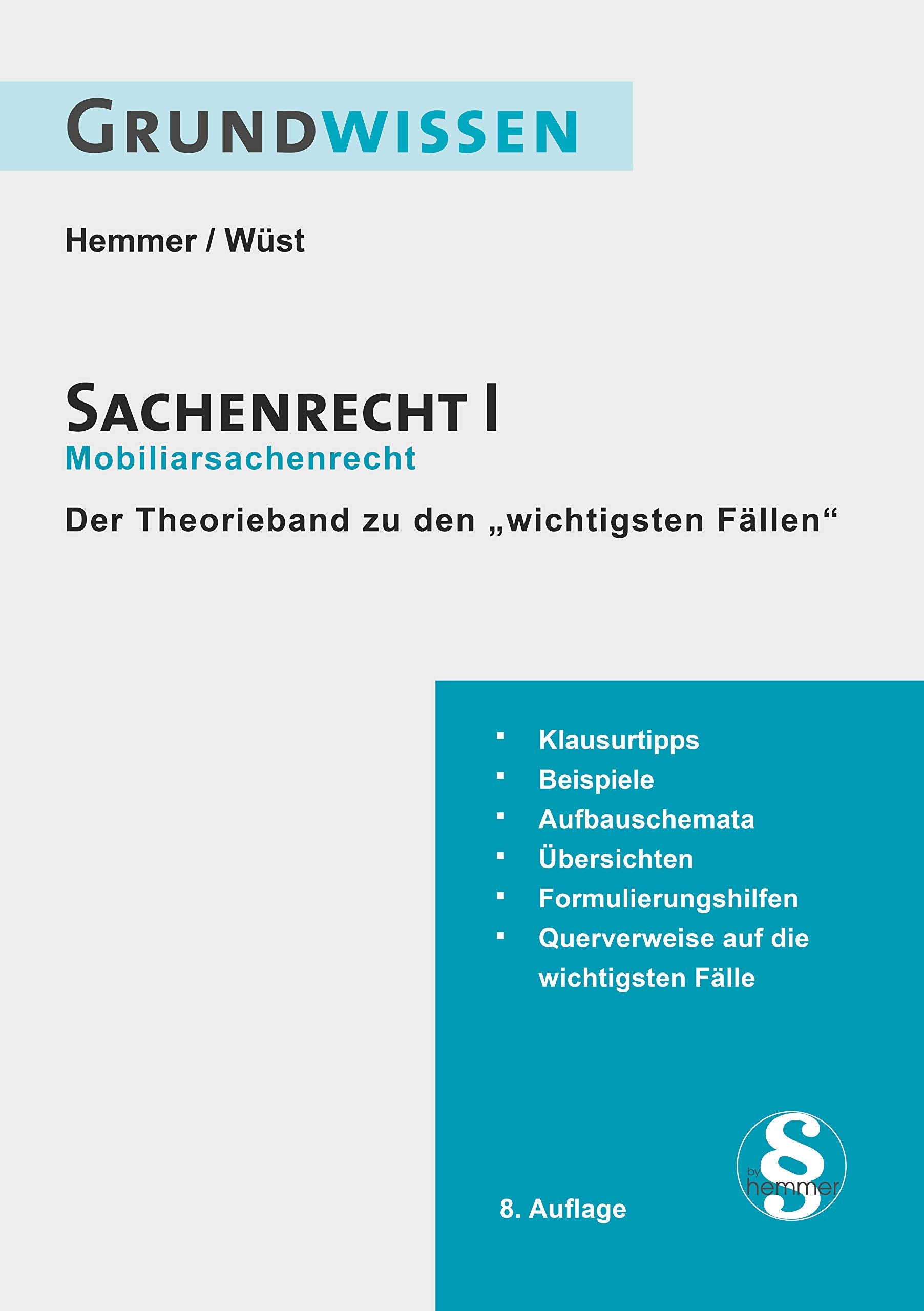 Grundwissen Sachenrecht I Law
