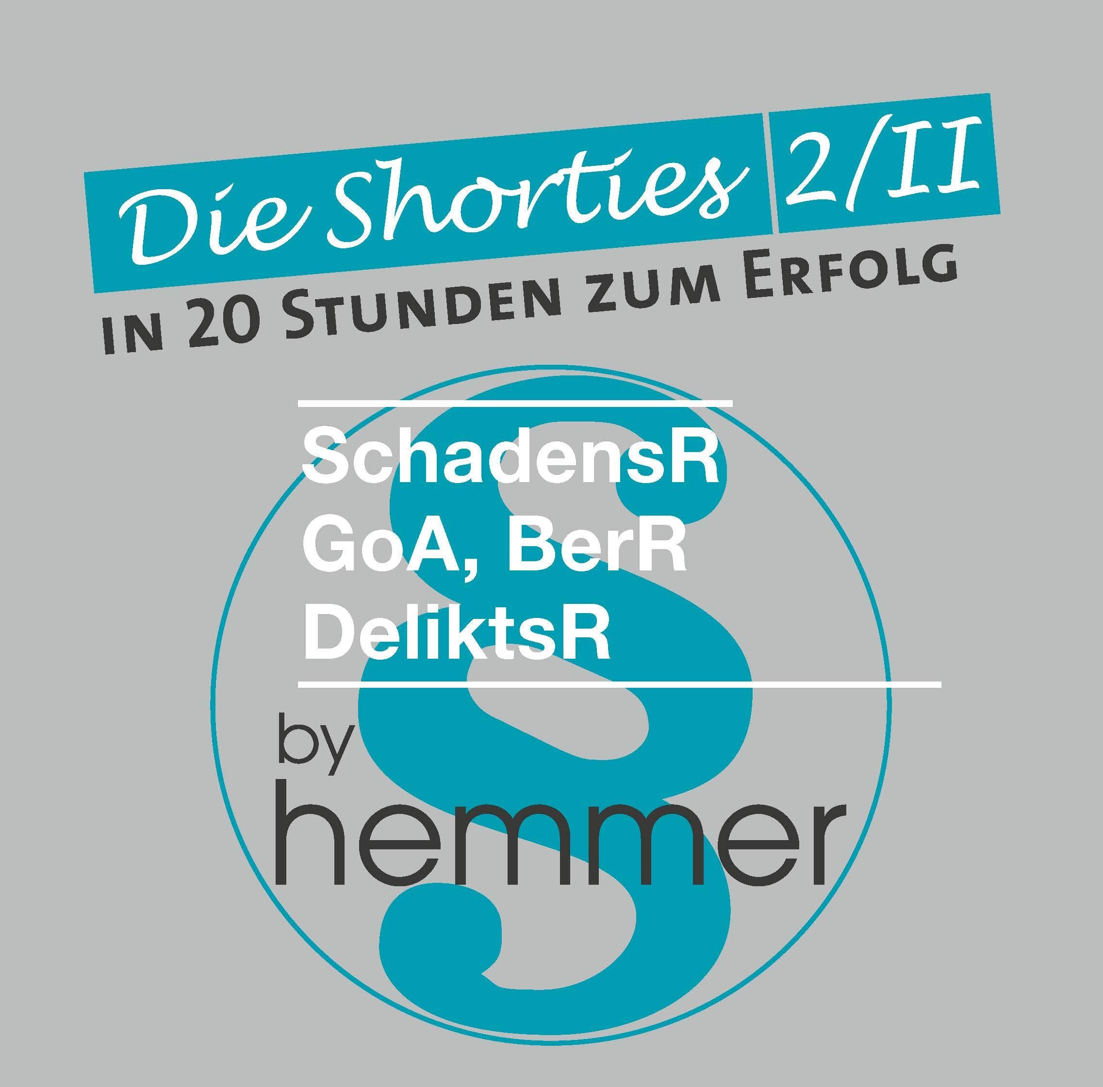 Shorties Box II/2 - Gesetzliches Schuldrecht (GoA,BerR,SchadensR, DeliktsR) Law